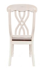 ELISABETH Sessel - Holz: Weiß/Braun