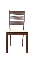 ERICA Stuhl Cappuccino mit Sitzfläche in Beige